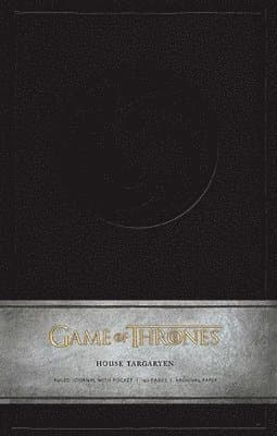 Game of Thrones: House Targaryen Hardcover Ruled Journal