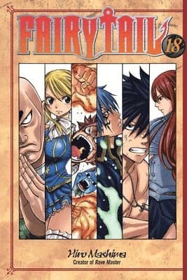 Omslag till boken Fairy Tail 18 av Hiro Mashima