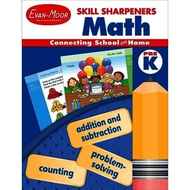 Skill Sharpeners: Math, Grade Prek