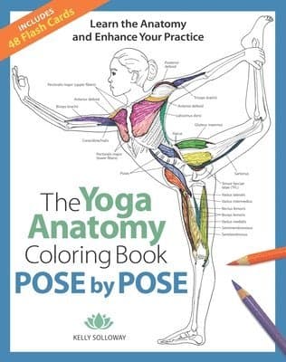 Yoga Anatomy Coloring Book, The: Pose by Pose