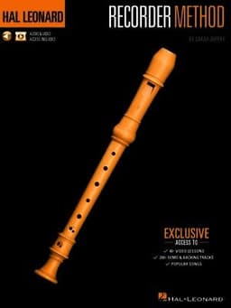 Hal Leonard Recorder Method by Sarah Jeffery - Book with 200+ Audio Demo & Backing Tracks & 40+ Video Lessons Included