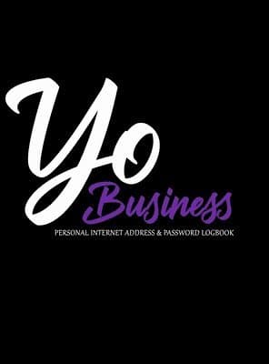 Yo Business Personal Internet Address & Password Logbook