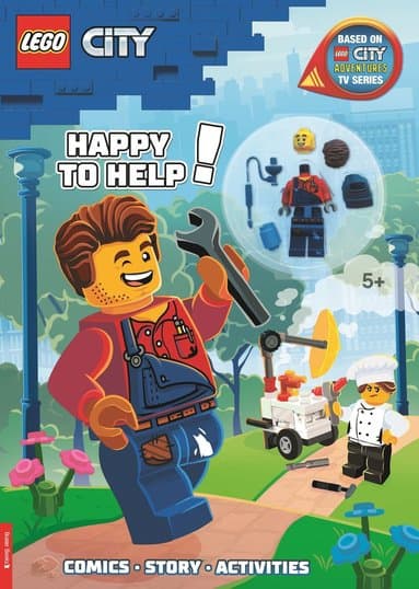 LEGO¿ City: Happy to Help! Activity Book (with Harl Hubbs minifigure)