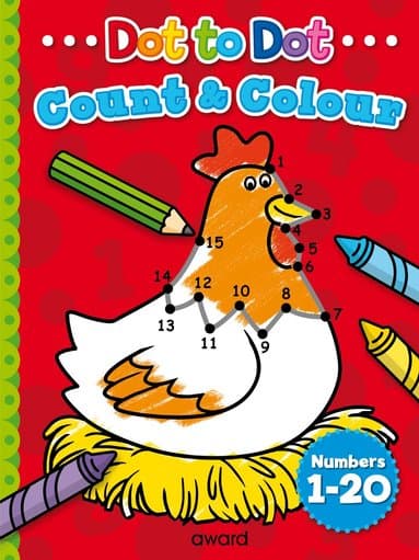 Dot to Dot Count and Colour 1 to 20
