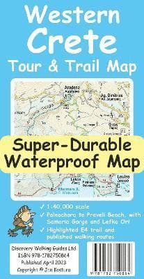 Western Crete Tour & Trail Super-Durable Map