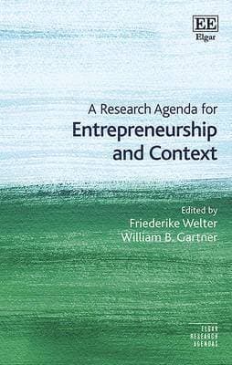 Research Agenda for Entrepreneurship and Context