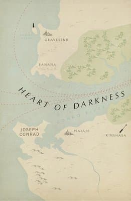 Omslag till boken Heart of Darkness av Joseph Conrad