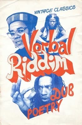 Omslag till boken Verbal Riddim av Various