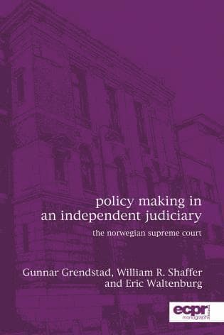 Policy Making in an Independent Judiciary