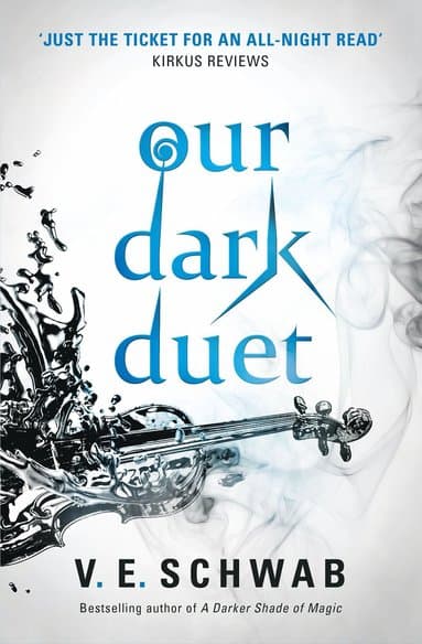 Omslag till boken Our Dark Duet av V. E. Schwab