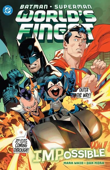 Omslag till boken Batman/Superman: World's Finest Vol. 6 IMPossible av Mark Waid