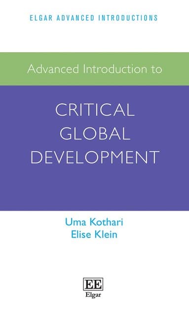 Advanced Introduction to Critical Global Development