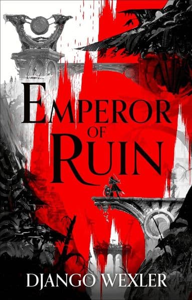 Omslag till boken Emperor of Ruin av Django Wexler