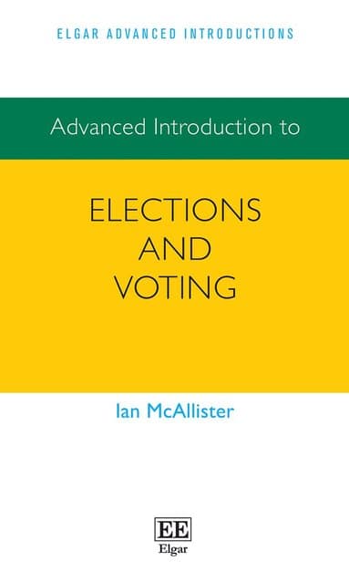 Advanced Introduction to Elections and Voting