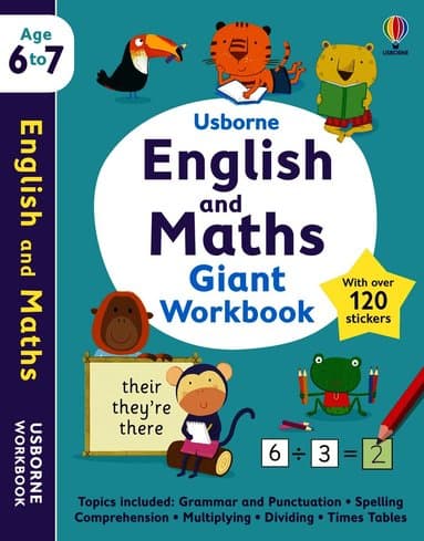 Usborne English and Maths Giant Workbook 6-7