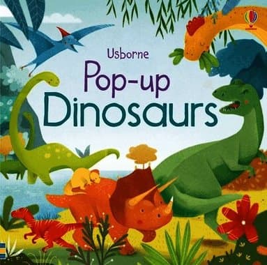 Omslag till boken Pop-Up Dinosaurs av Fiona Watt