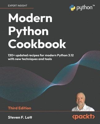 Omslag till boken Modern Python Cookbook av Steven F. Lott
