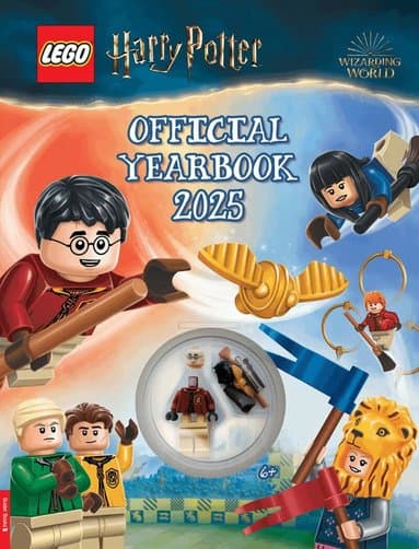 LEGO® Harry PotterTM: Official Yearbook 2025 (with Harry Potter minifigure, broomstick and Golden SnitchTM)