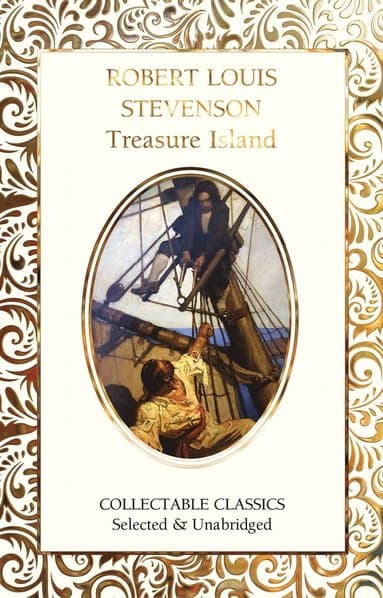 Omslag till boken Treasure Island av Robert Louis Stevenson