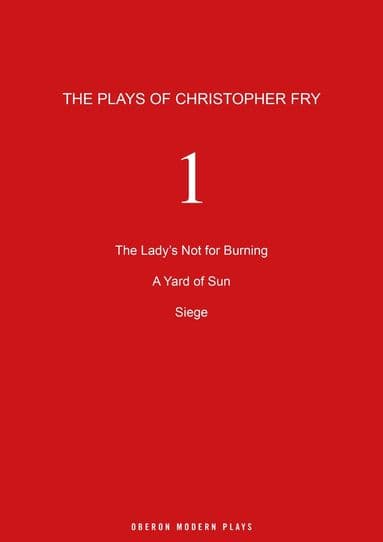 Christopher Fry plays 1