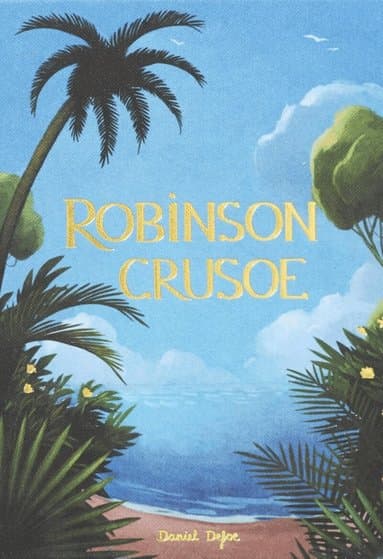 Omslag till boken Robinson Crusoe av Daniel Defoe