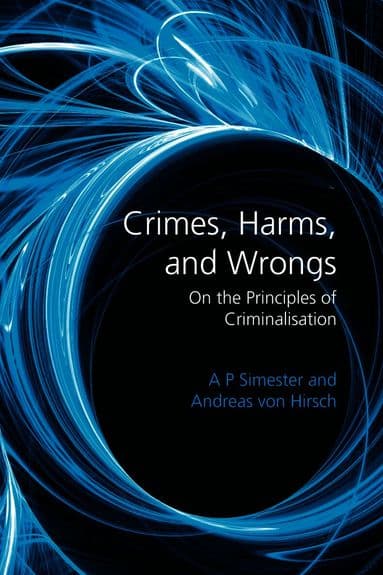 Crimes, Harms, and Wrongs