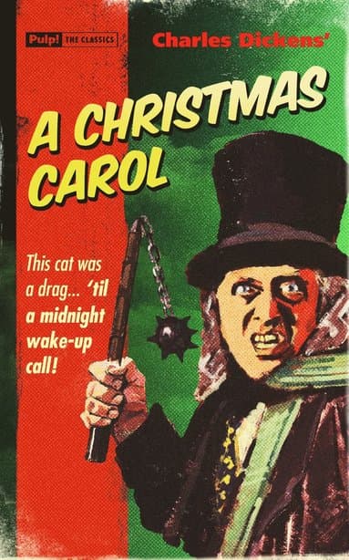 Omslag till boken Christmas Carol av Charles Dickens