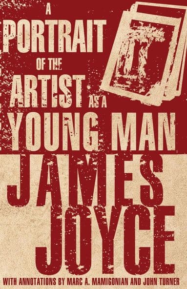 Omslag till boken Portrait of the Artist as a Young Man av James Joyce