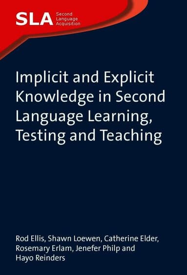 Implicit and Explicit Knowledge in Second Language Learning, Testing and Teaching