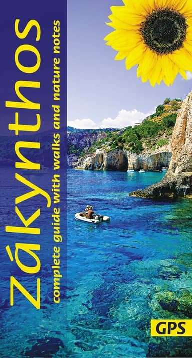 Omslag till boken Zakynthos Sunflower Walking Guide av Gail Schofield