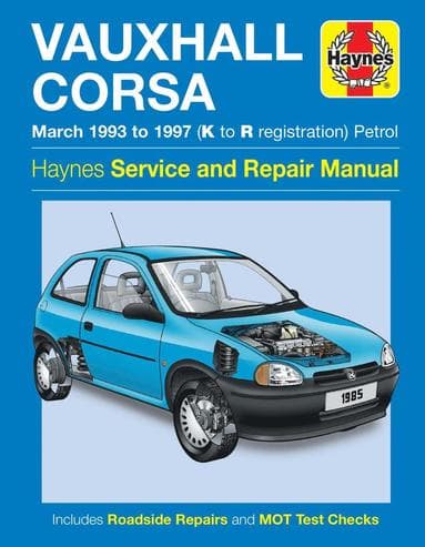 Vauxhall Corsa Petrol (Mar 93 - 97) Haynes Repair Manual