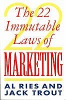 22 Immutable Laws Of Marketing
