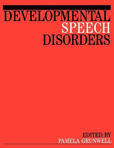 Developmental Speech Disorders