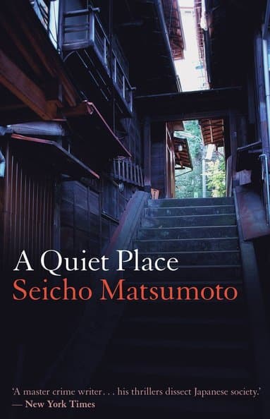 Omslag till boken Quiet Place av Seicho Matsumoto