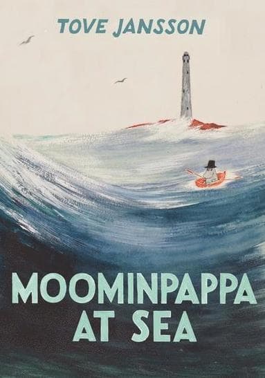 Omslag till boken Moominpappa at Sea av Tove Jansson