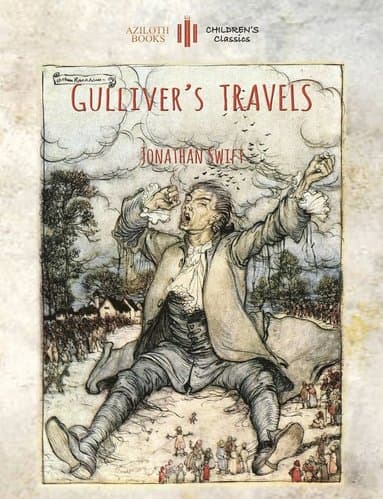 Omslag till boken Gulliver's Travels av Jonathan Swift