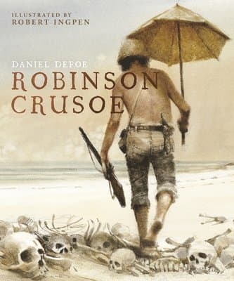 Omslag till boken Robinson Crusoe av Daniel Defoe