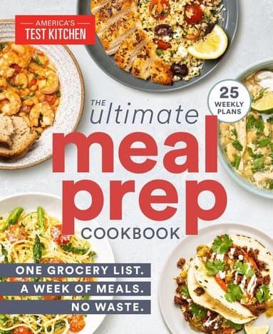 Omslag till boken Ultimate Meal-Prep Cookbook av America's Test Kitchen
