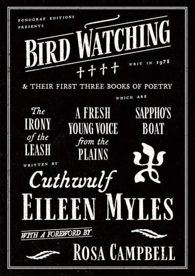 Bird Watching and Their First Three Books of Poetry