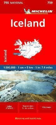 Iceland - - Michelin National Map 750