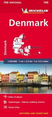 Denmark - Michelin National Map 749
