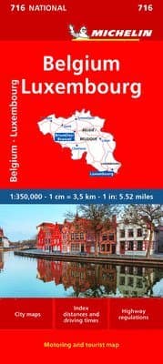 Belgium & Luxembourg - Michelin National Map 716