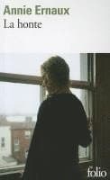 Omslag till boken La honte av Annie Ernaux
