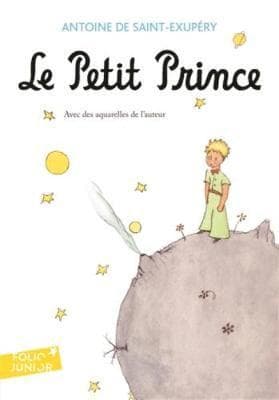 Omslag till boken Le petit Prince av Antoine de Saint-Exupery