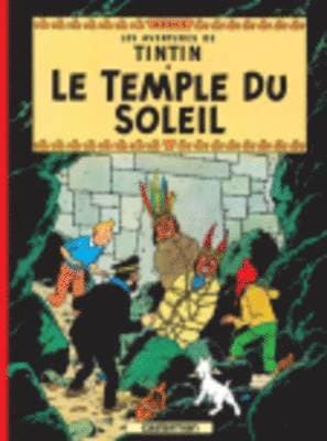 Omslag till boken Le Temple du Soleil av Herge
