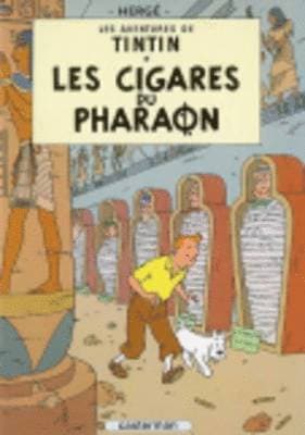 Omslag till boken Les cigares du pharaon av Herge