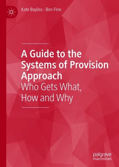 Guide to the Systems of Provision Approach