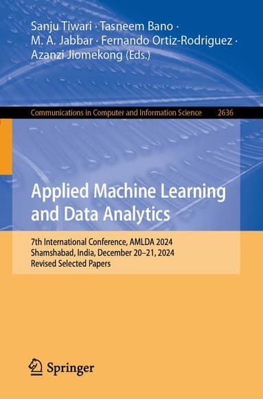 Applied Machine Learning and Data Analytics