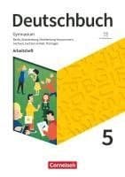 Deutschbuch Gymnasium 5. Schuljahr - Berlin, Brandenburg, Mecklenburg-Vorpommern, Sachsen, Sachsen-Anhalt und Thüringen - Arbeitsheft mit Lösungen - Neue Ausgabe