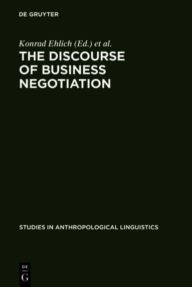 Discourse of Business Negotiation